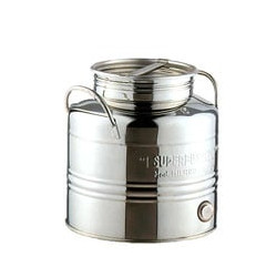 Fusto alimenti basso inox 18/10 l.10 milano [machx ]