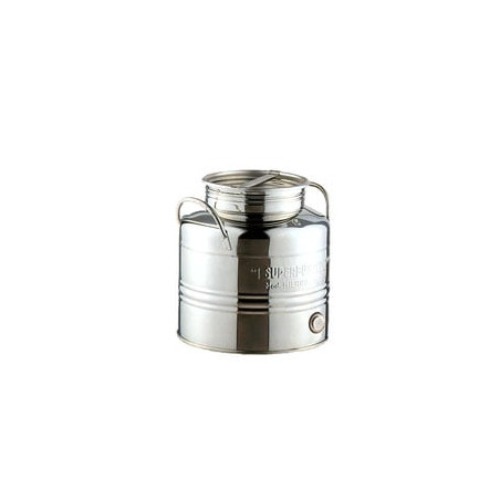 Fusto alimenti basso inox 18/10 l.10 milano [machx ]
