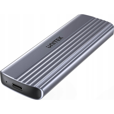 Box esterno ssd unitek m.2 pcie nvme usb-c 10gbps grigio [s1241b01]
