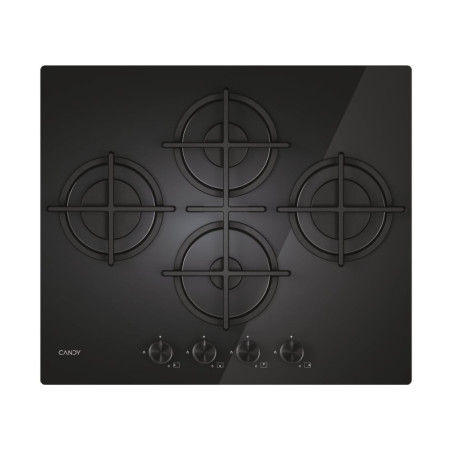 Piano cottura a gas candy moderna cvg6dtb da incasso 59.5cm 4 fornelli