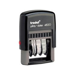 Timbro autoinchiostrante trodat printy 4820 4mm 27x4mm nero [74008]