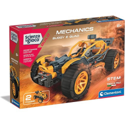 Set di costruzioni clementoni 19334 scienza e gioco: buggy e quad