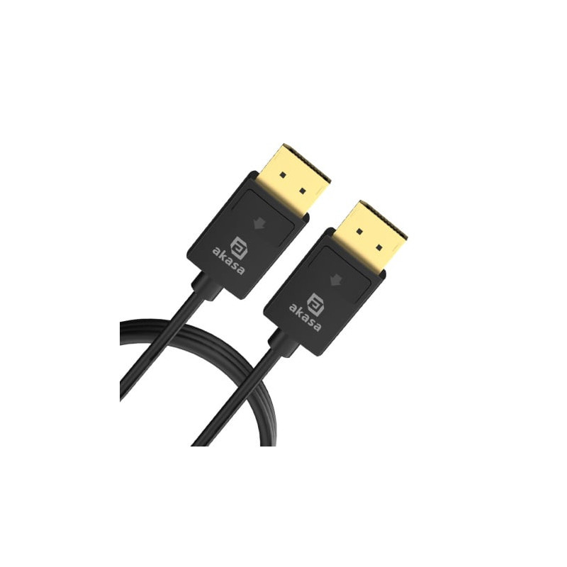 Cavo akasa proslim 8k displayport 1.4 2m nero