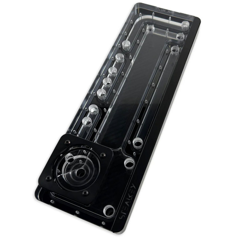 Piastra watercooling stealkey customs sk-uni 360d 14xg1/4''