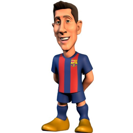 Minix fc barcellona robert lewandowski 12cm multicolore [12015]