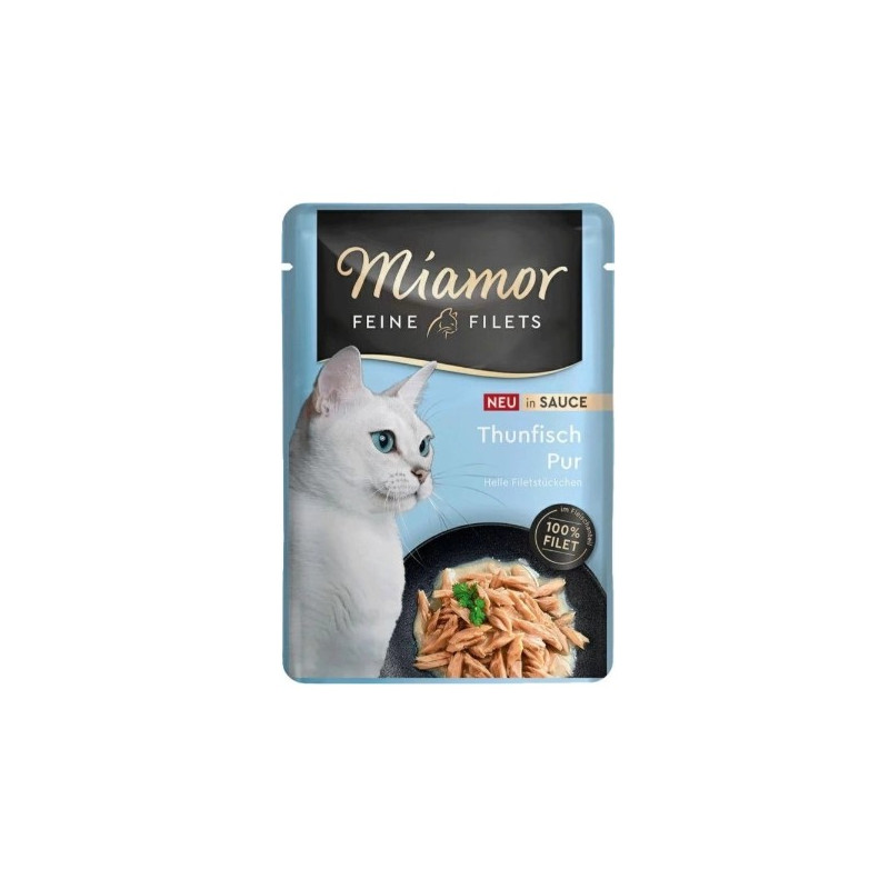 Cibo umido per gatti miamor fine filets tonno in salsa 100g