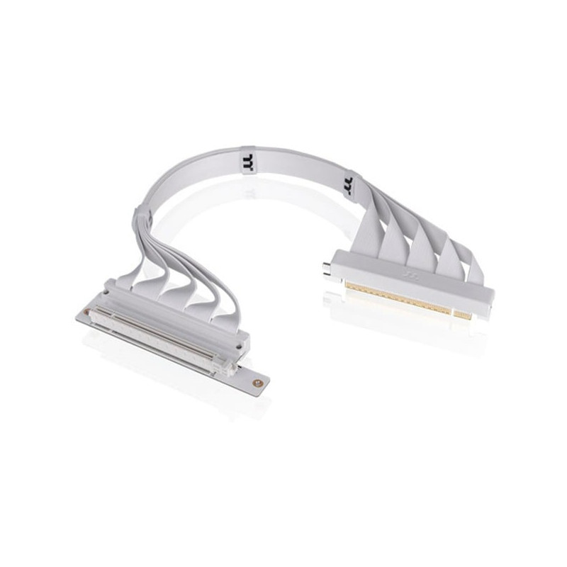 Cavo thermaltake pci-e 4.0 doppio 90 gradi 40cm bianco [ac-077-co6otn-c1]