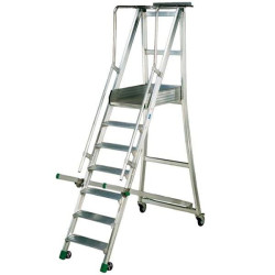 Scaletta alluminio facal 5 gradini+pedana modello castiglia [ca2/125]