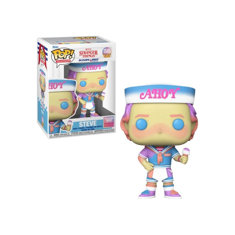 Funko pop! television stranger things no.1545 scoops ahoy steve 9cm