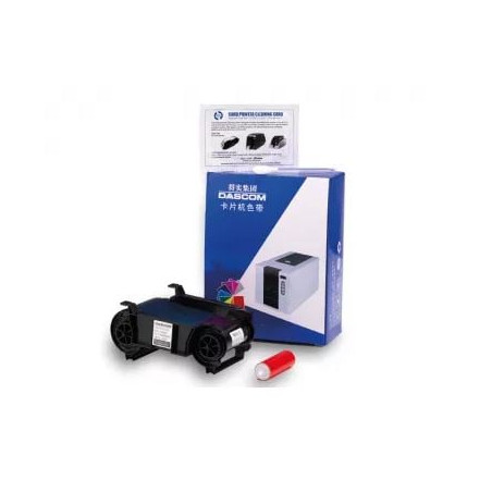 Nastro colorato tally dascom ymcko f.dc2300 per carte 500 stampe