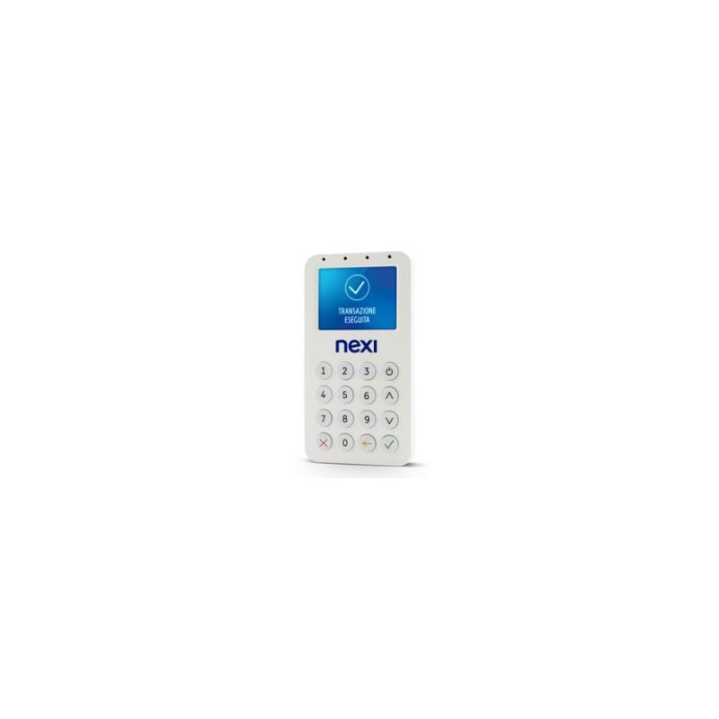 Terminale pos nexi mobile lettore elettronico 245mm bianco [bp55]