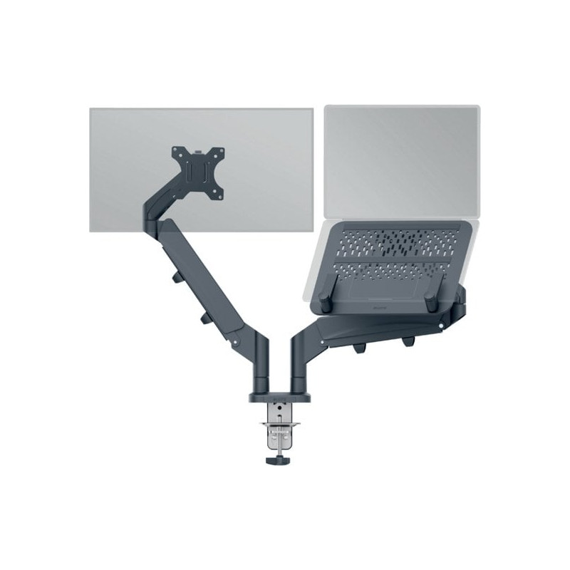 Braccio leitz per monitor/laptop grigio scuro [65380089]