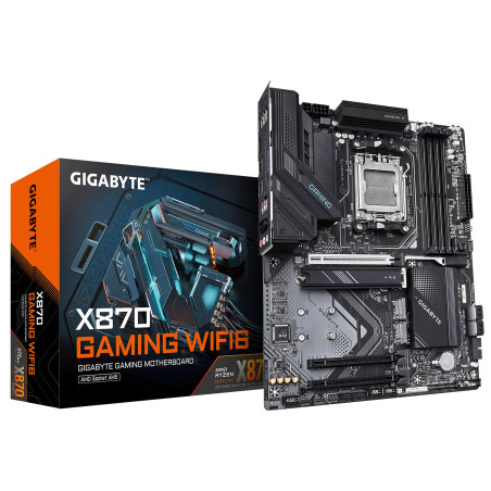 Scheda madre gigabyte x870 gaming wifi6 am5 atx 4x ddr5 nero [x870