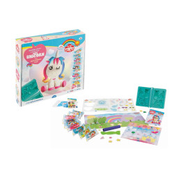 Gioco creativo dido' modella maxi unicorn fila [f362700]