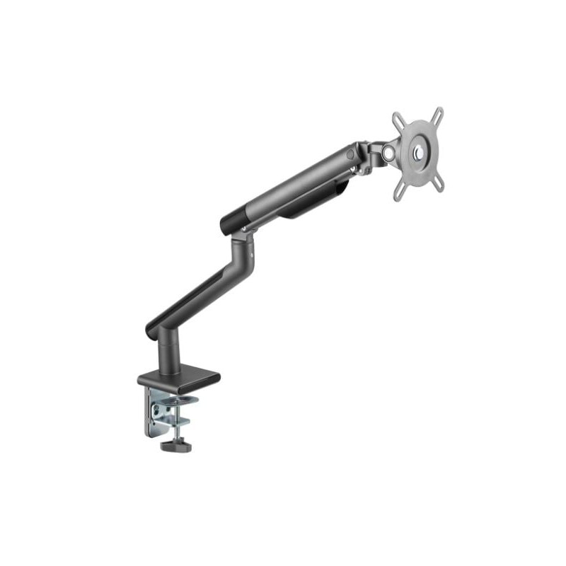 Supporto alterzone arm one usb per monitor in alluminio grigio