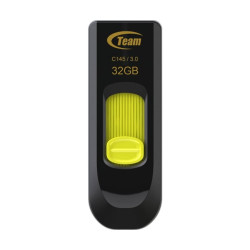 Pen drive 32gb team group c145 chiavetta usb 3.2 tipo a nero/giallo