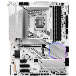 Scheda madre asrock z890 pro rs wifi atx 4xddr5 bianco [z890 pro
