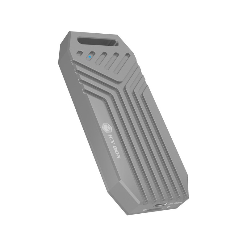 Custodia icybox ib-1919m-c42 per unitÃ  nvme m.2 usb4 40gbit/s