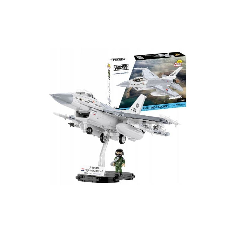 Cobi klocki blocks f-16am 1/48 multicolore 425pz [wpcbks0chi58968]