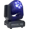 Proiettore led algam lighting lyre wash led 6x15w rgbw + laser nero