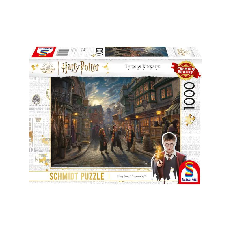 Puzzle schmidt spiele 58548 thomas kinkade studios wizarding world
