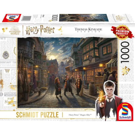 Puzzle schmidt spiele 58548 thomas kinkade studios wizarding world