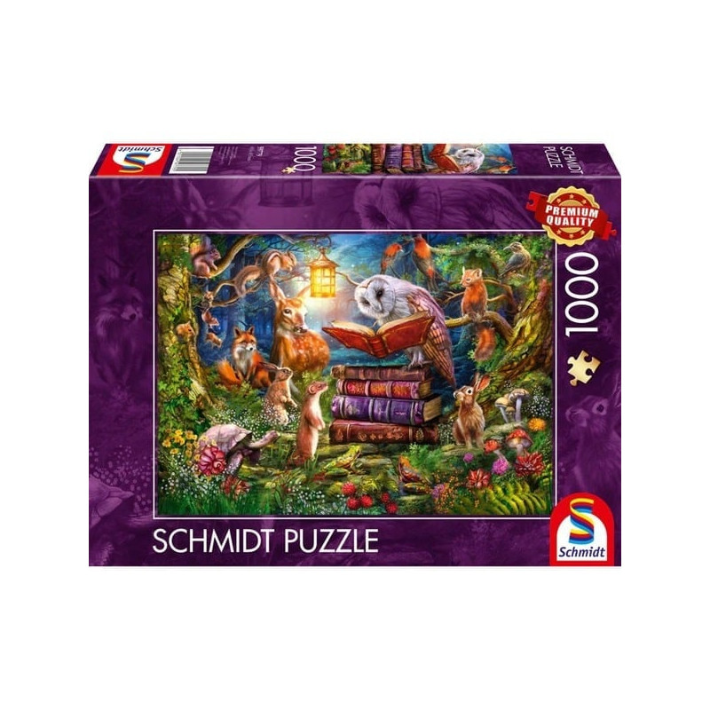 Puzzle schmidt premium quality games storie della foresta di notte