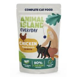 Cibo umido per gatti animal island everyday beef pollo tacchino e