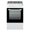 Cucina a gas beko css42014fw 4 fornelli elettrici/54l/50x50/bianco