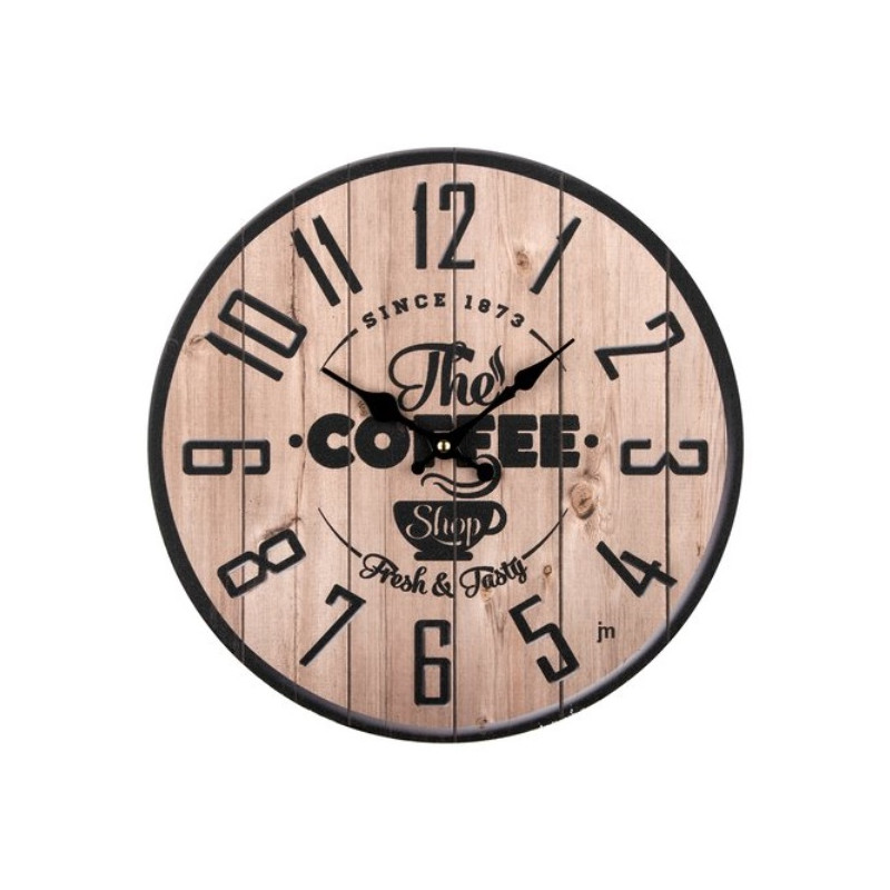 Orologio da parete lowell 21568 justaminute the cofee shop multicolore