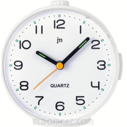 Orologio sveglia lowell ja7110b bianco [ja7110b]