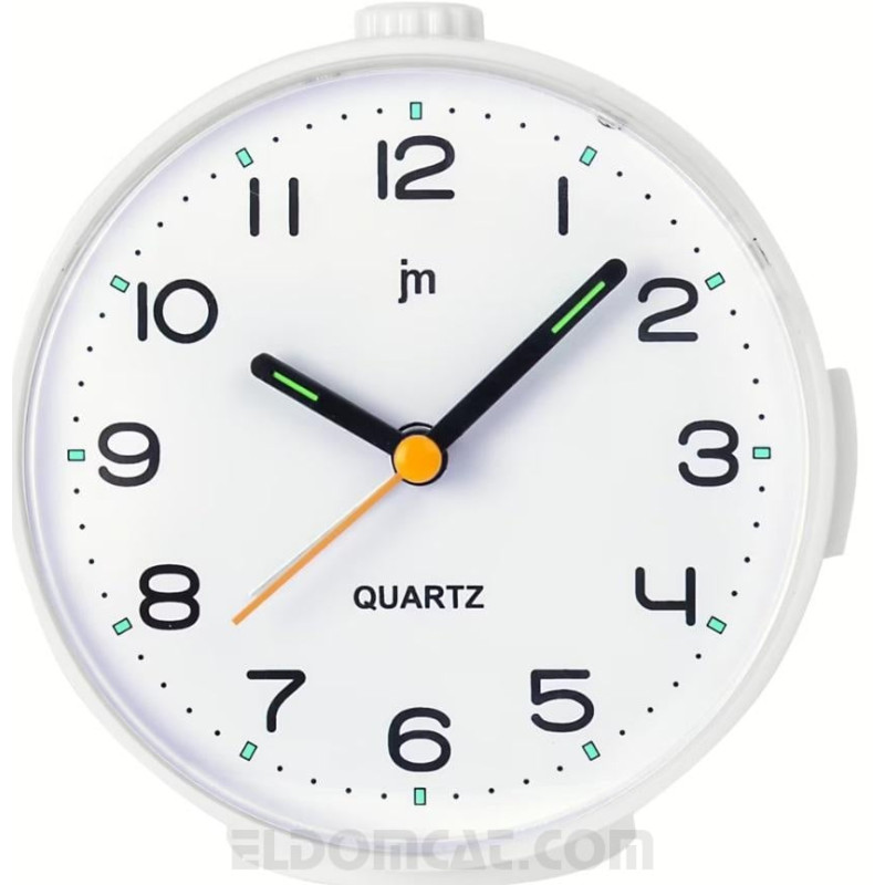 Orologio sveglia lowell ja7110b bianco [ja7110b]