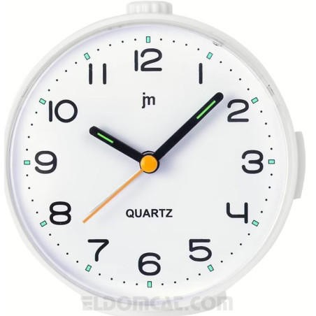 Orologio sveglia lowell ja7110b bianco [ja7110b]