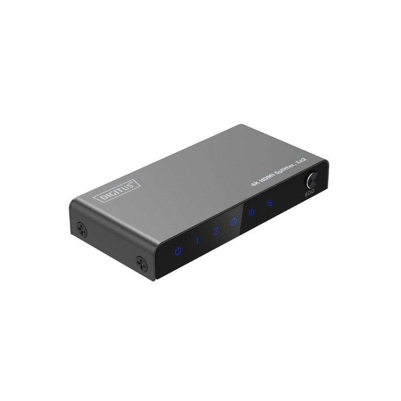 Splitter hdmi digitus 4k/60hz grigio [ds-55336]
