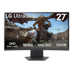 Monitor led 27'' lg ultragear 27gs60qc-b da gioco full