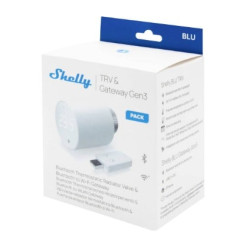Valvola termostatica shelly blu trv e blu gateway gen3 bianco [shelly_b_trv_1]
