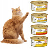 Mangime umido purina nestle gourmet oro mus con 4 cibi diversi per