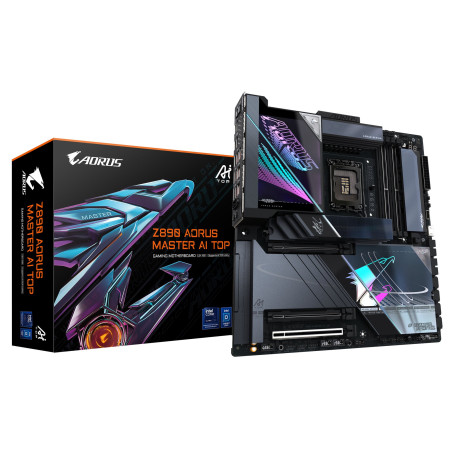 Scheda madre gigabyte ga-z890 a master ai top 1851 atx ddr5 nero