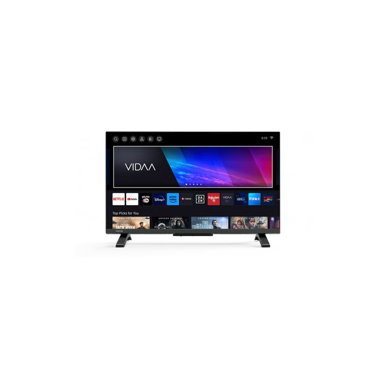 Tv led 32" toshiba 32wv2e63da hd 1366x768 smart tv classe e