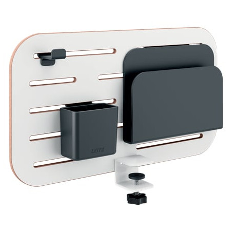 Organizer da scrivania leitz ergo con pannello forato piccolo 45x6.1x33cm