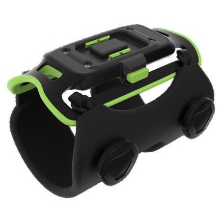 Supporto da polso zebra con doppio cinturino quadrante grande per