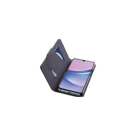 Custodia a portafoglio cellular line per samsung galaxy a16 nero