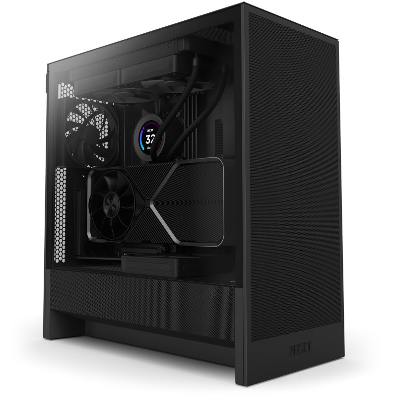 Case nzxt h5 flow midi-tower atx nero [cc-h52fb-01]