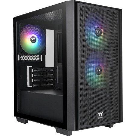 Case thermaltake versa h16 tg argb mini tower/matx nero [ca-1y8-00s1wn-02]