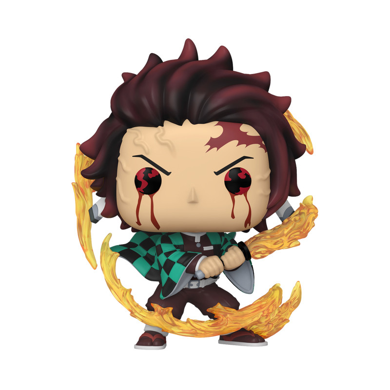 Funko pop 1748 demon slayer tanjro kamado in vinile 90mm multicolore