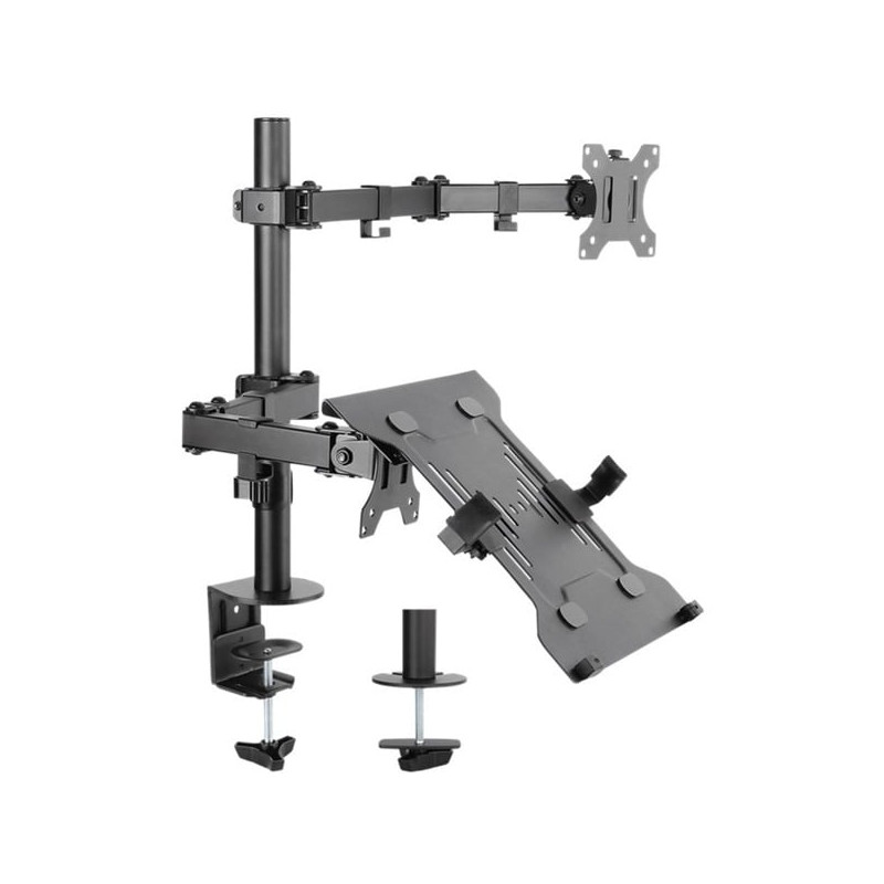 Supporto monitor goobay 13"/32" con braccio flessibile