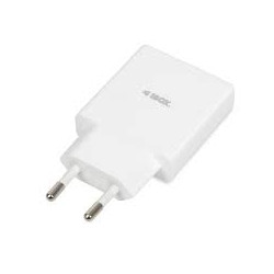 Caricabatterie ibox c-43 slim gan pd 30w bianco [iluc43w]