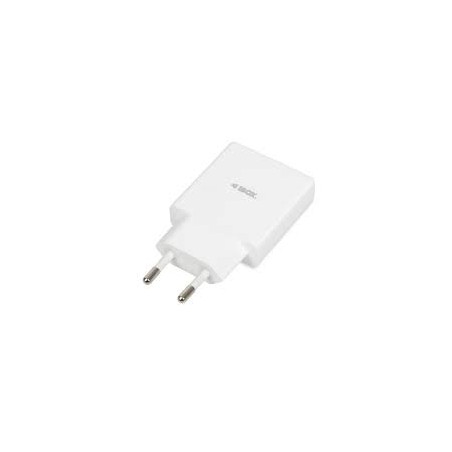 Caricabatterie ibox c-43 slim gan pd 30w bianco [iluc43w]