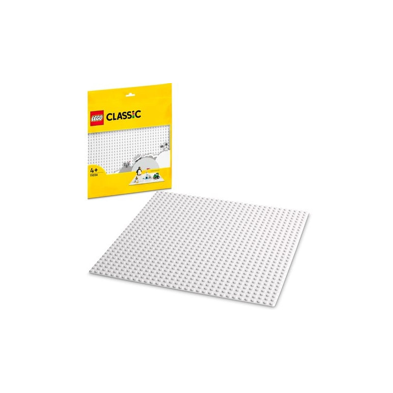 Lego 11026 baseplate 32x32 bianco [11026]