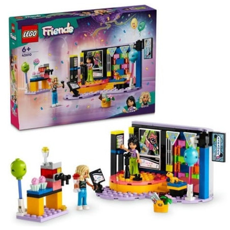 Lego friends karaoke music party multicolore 188pz [42610]